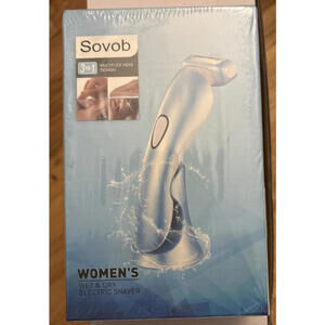 Sovob Women's Wet-Dry Electric Razor SOV-938 - NEW Sealed Box